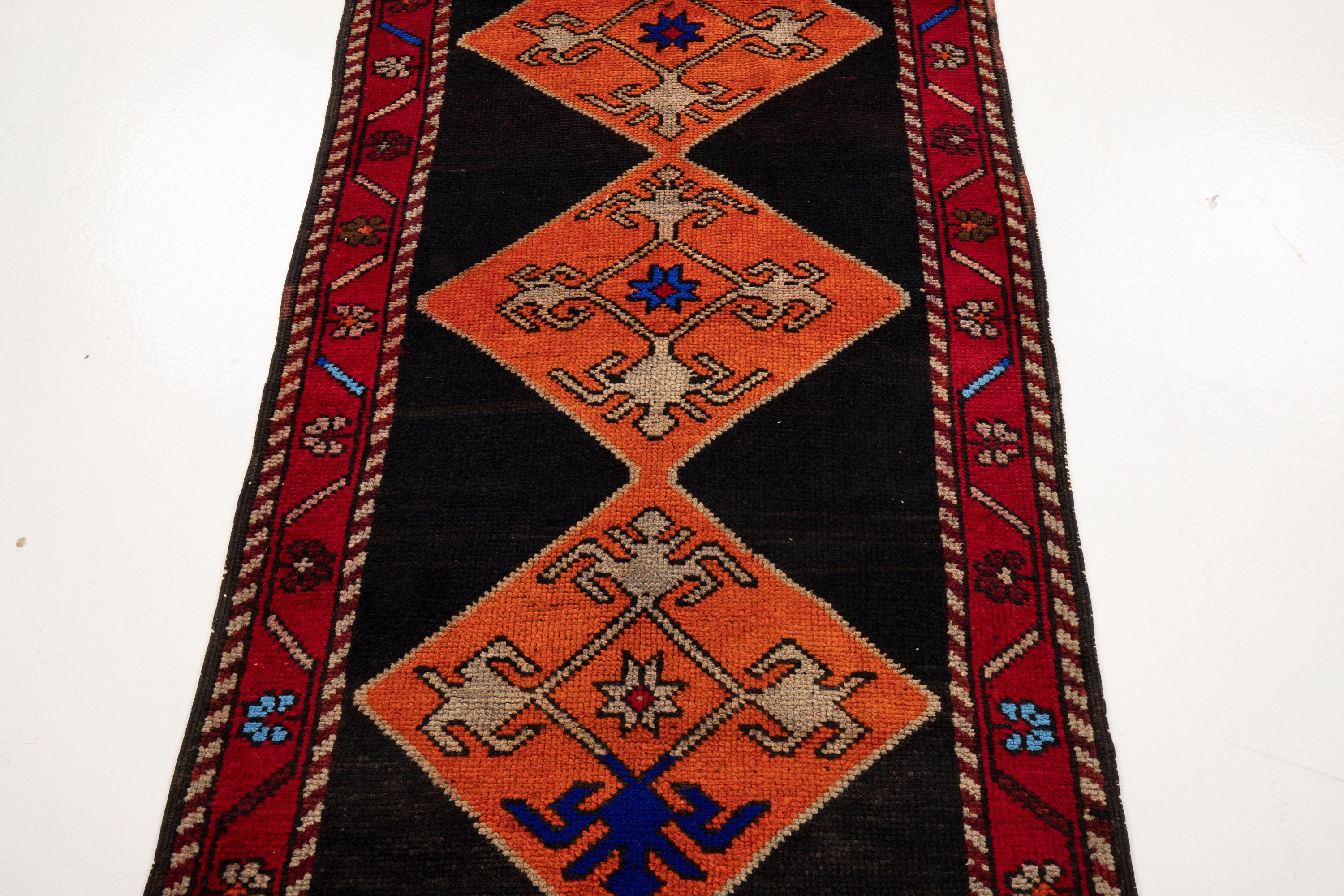 Turkish Vintage Carpet Runne