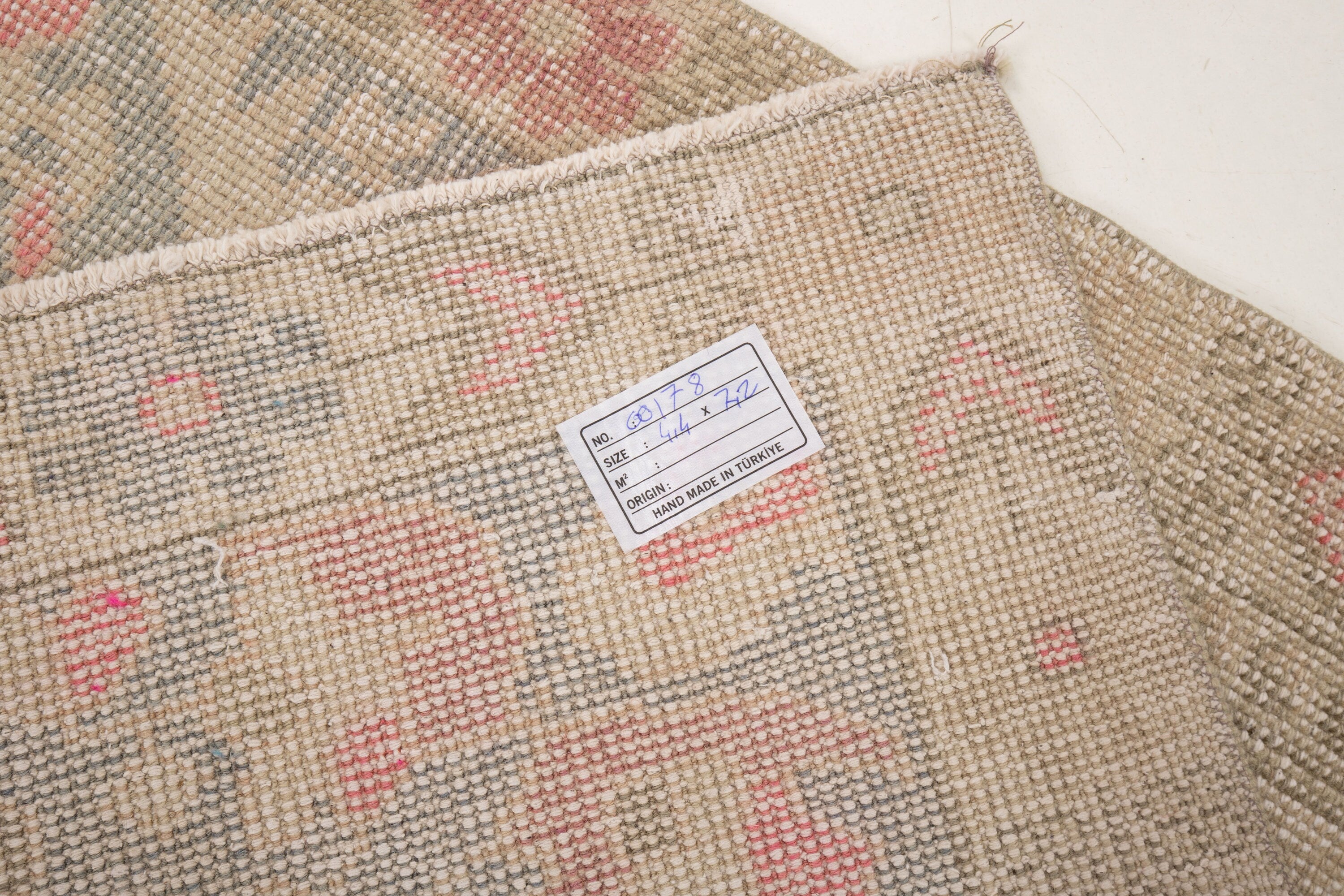 Vintage Turkish Village Rug