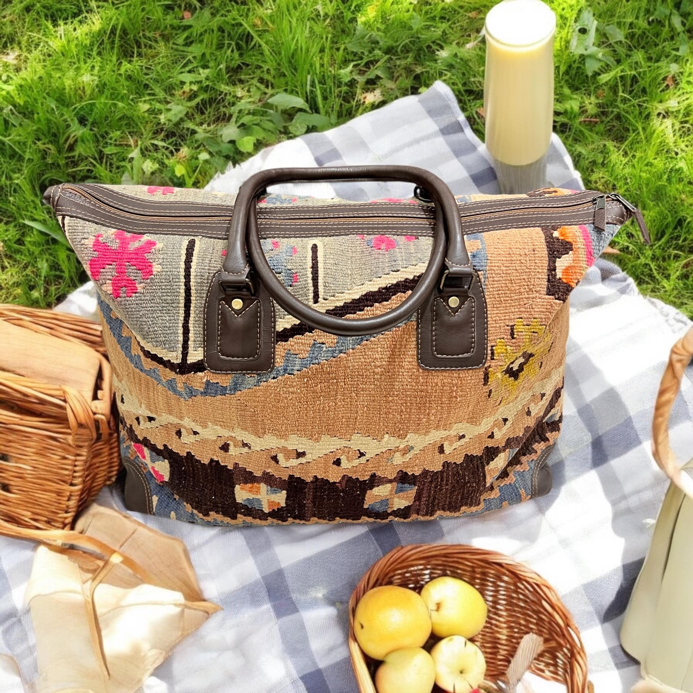 Large Kilim Travel Bag