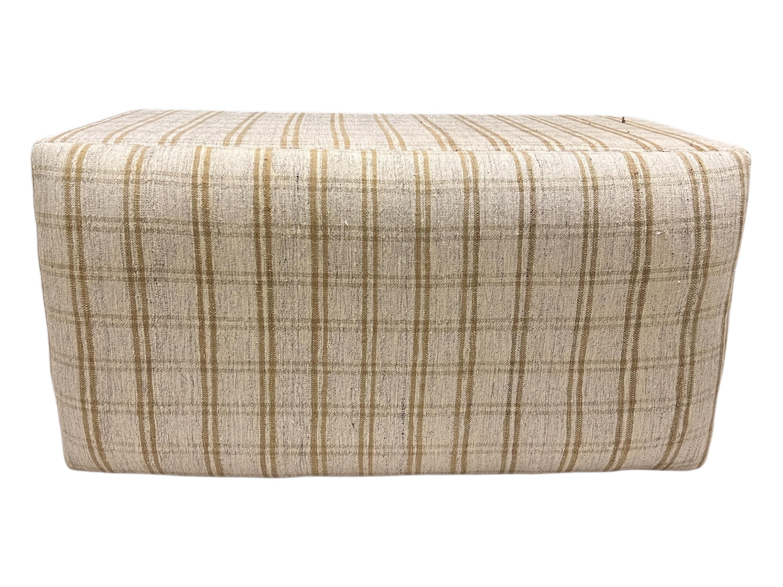 Stripe Kilim Small Bench